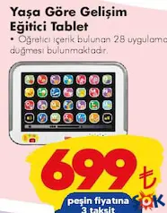 FİSHER PRİCE YAŞA GÖRE GELİŞİM EĞİTİCİ TABLET